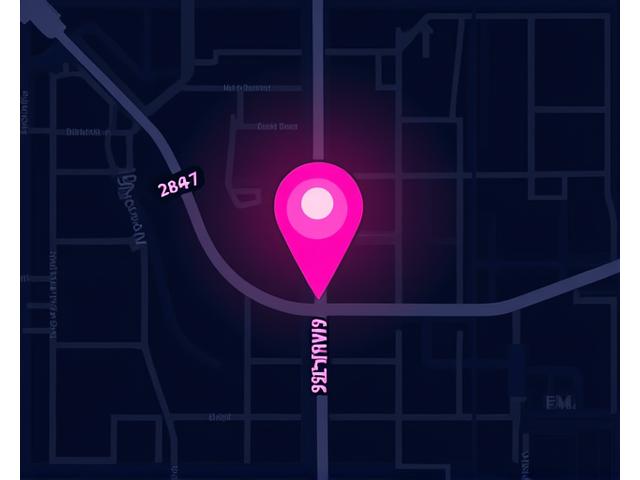 Map showing EchoVibe Events office location on Sunset Boulevard in Los Angeles